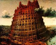 BRUEGEL, Pieter the Elder The Little Tower of Babel oil on canvas
